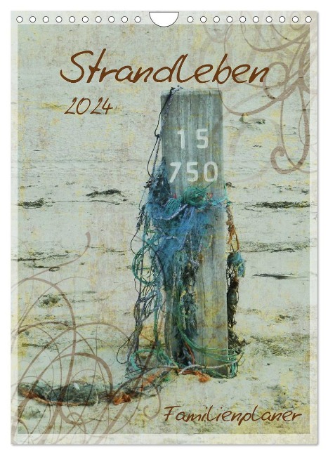 Strandleben - Familienplaner (Wandkalender 2024 DIN A4 hoch), CALVENDO Monatskalender - SchnelleWelten SchnelleWelten