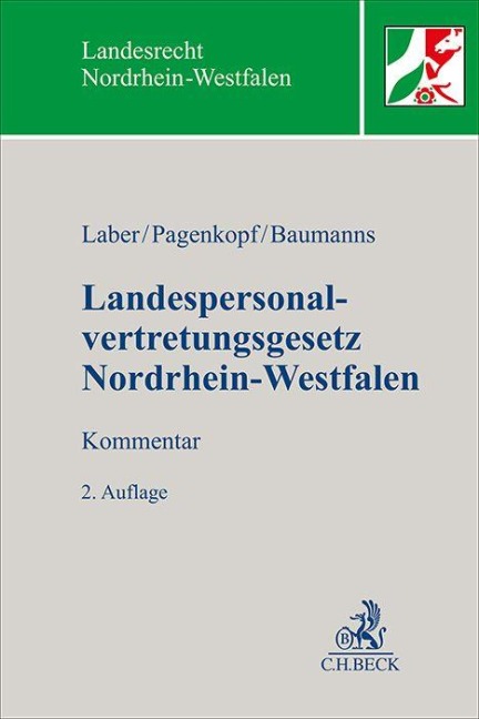 Landespersonalvertretungsgesetz Nordrhein-Westfalen. LandespersonalvertretungsG NRW - 