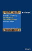 Cover-Bild zum Titel 'Die Regierung des Gemeinwesens' von 'Francesc Eiximenis'