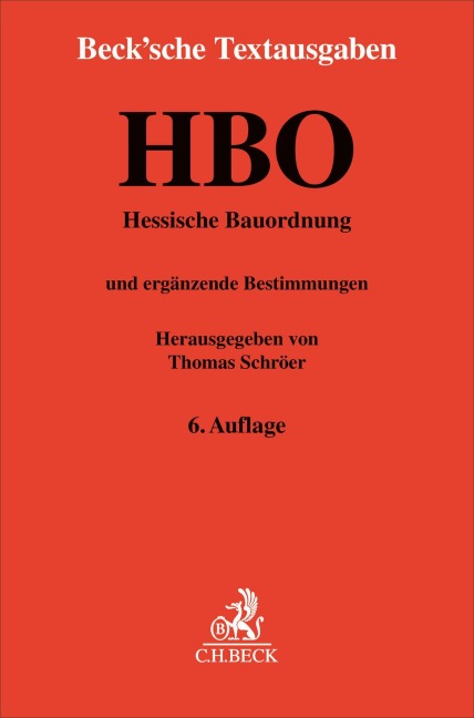 Hessische Bauordnung. HBO - 