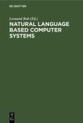 Cover-Bild zum Titel 'Natural Language Based Computer Systems' von ''