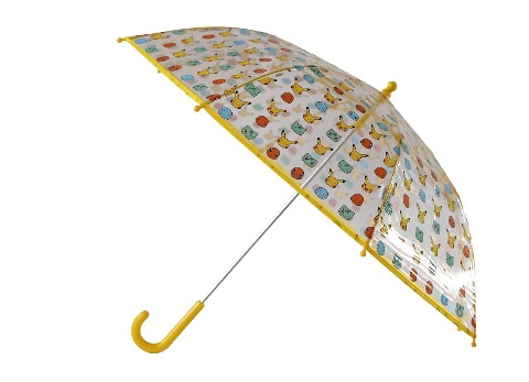 POKÉMON Regenschirm, transparent, manuell, 48 cm - 