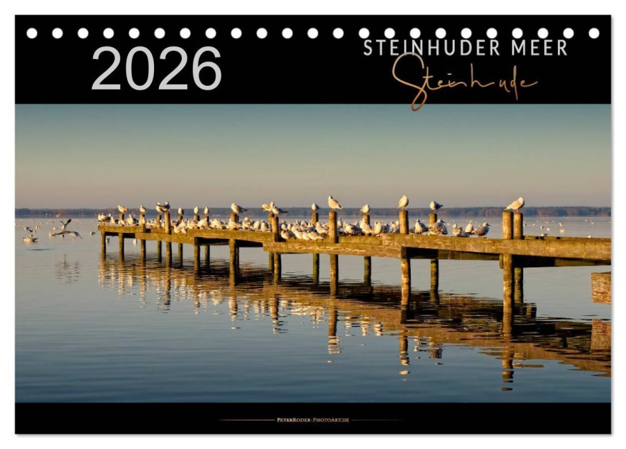 Steinhuder Meer - Steinhude (Tischkalender 2026 DIN A5 quer), CALVENDO Monatskalender - Peter Roder