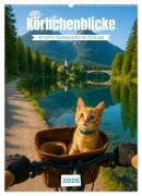 Cover-Bild zum Titel 'Körbchenblicke (Wandkalender 2026 DIN A2 hoch), CALVENDO Monatskalender' von 'Kerstin Waurick'