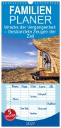 Cover-Bild zum Titel 'Familienplaner 2027 - Wracks der Vergangenheit - Gestrandete Zeugen der Zeit mit 5 Spalten (Wandkalender, 21 x 45 cm) CALVENDO' von 'Schörkhuber Johann'