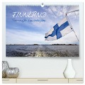 FINNLAND ¿ Traumhafte Landschaften (CH - Version) (hochwertiger Premium Wandkalender 2025 DIN A2 quer), Kunstdruck in Hochglanz - Melanie Viola