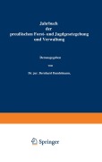 Cover-Bild zum Titel 'Jahrbuch der Preußischen Forst- und Jagdgesetzgebung und Verwaltung' von 'O. Mundt'