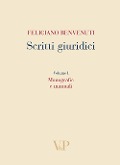 Monografie e manuali - Feliciano Benvenuti