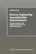 Cover-Bild zum Titel 'Reverse Engineering konzeptioneller Datenschemata' von ''