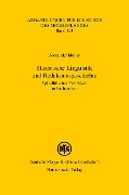 Cover-Bild zum Titel 'Historische Linguistik und Redaktionsgeschichte' von 'Alexander Müller'