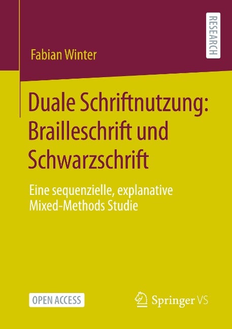 Duale Schriftnutzung: Brailleschrift und Schwarzschrift - Fabian Winter