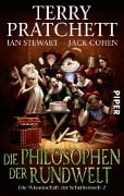 Cover-Bild zum Titel 'Die Philosophen der Rundwelt' von 'Terry Pratchett, Jack Cohen, Ian Stewart'