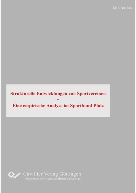 Strukturelle Entwicklungen von Sportvereinen - 