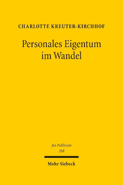 Personales Eigentum im Wandel - Charlotte Kreuter-Kirchhof