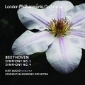 Cover-Bild zum Titel 'Beethoven: Symphonies Nos. 1 & 4' von 'Kurt Masur London Philharmonic Orchestra'