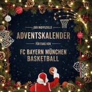 Cover-Bild zum Titel 'Der inoffizielle Adventskalender für Fans von FC Bayern München Basketball' von 'Lina Wagner'