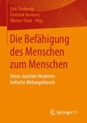 Cover-Bild zum Titel 'Die Befähigung des Menschen zum Menschen' von ''