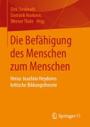 Cover-Bild zum Titel 'Die Befähigung des Menschen zum Menschen' von ''