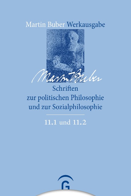 Schriften zur politischen Philosophie und zur Sozialphilosophie - Martin Buber