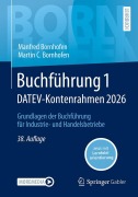 Cover-Bild zum Titel 'Buchführung 1 DATEV-Kontenrahmen 2026' von 'Manfred Bornhofen, Martin C. Bornhofen'