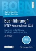 Cover-Bild zum Titel 'Buchführung 1 DATEV-Kontenrahmen 2026' von 'Manfred Bornhofen, Martin C. Bornhofen'