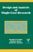 Cover-Bild zum Titel 'Design and Analysis of Single-Case Research' von ''