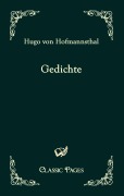 Cover-Bild zum Titel 'Gedichte' von 'Hugo Von Hofmannsthal'