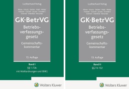 Cover-Bild zum Titel 'GK-BetrVG Betriebsverfassungsgesetz' von 'Günther Wiese, Christoph Weber, Martin Franzen, Hartmut Oetker, Martin Gutzeit'