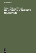 Cover-Bild zum Titel 'Handbuch Vereinte Nationen' von ''