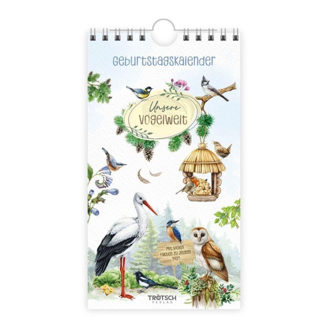 Trötsch Geburtstagskalender Unsere Vogelwelt - 