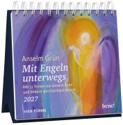 Cover-Bild zum Titel 'Wochenkalender 2027: Mit Engeln unterwegs' von 'Anselm Grün, Eberhard Münch'