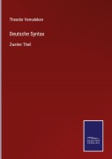 Cover-Bild zum Titel 'Deutsche Syntax' von 'Theodor Vernaleken'