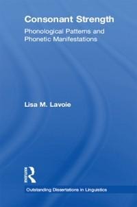 Consonant Strength - Lisa M. Lavoie