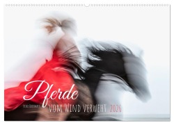 Cover-Bild zum Titel 'Pferde vom Wind verweht (Wandkalender 2026 DIN A2 quer), CALVENDO Monatskalender' von 'Heike Odermatt'
