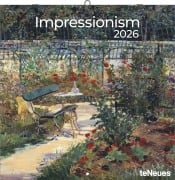 Cover-Bild zum Titel 'Impressionism 2026 - Wand-Kalender - Borschüren-Kalender - 30x30 - 30x60 geöffnet - Kunst-Kalender' von ''
