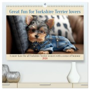 Great fun for Yorkshire Terrier lovers (High Quality Premium Wall Calendar 2026 DIN A2 landscape),CALVENDO 12 Month Wall Calendar - Peter Ruebsamen