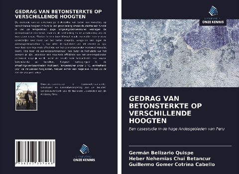 GEDRAG VAN BETONSTERKTE OP VERSCHILLENDE HOOGTEN - Germán Belizario Quispe, Heber Nehemias Chui Betancur, Guillermo Gomer Cotrina Cabello