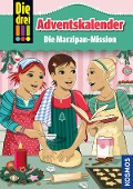 Cover-Bild zum Titel 'Die drei !!!, Die Marzipan-Mission (drei Ausrufezeichen)' von 'Maja von Vogel'