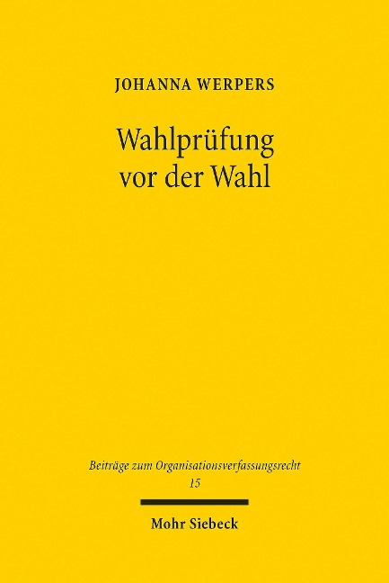 Wahlprüfung vor der Wahl - Johanna Werpers