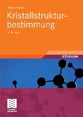 Cover-Bild zum Titel 'Kristallstrukturbestimmung' von 'Werner Massa'