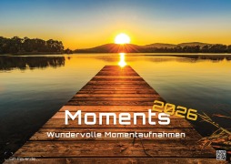 Cover-Bild zum Titel 'Moments - wundervolle Momentaufnahmen - 2026 - Kalender DIN A3' von ''