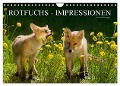 Rotfuchs - Impressionen (Wandkalender 2025 DIN A4 quer), CALVENDO Monatskalender - Susanne Danegger