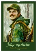 Cover-Bild zum Titel 'Jägersprüche (Wandkalender 2026 DIN A3 hoch), CALVENDO Monatskalender' von 'Sabine Löwer'
