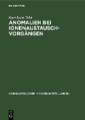 Cover-Bild zum Titel 'Anomalien bei Ionenaustausch-Vorgängen' von ''