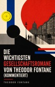 Cover-Bild zum Titel 'Die wichtigsten Gesellschaftsromane von Theodor Fontane (Kommentiert)' von 'Theodor Fontane'