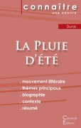 Cover-Bild zum Titel 'Fiche de lecture La Pluie d'été de Marguerite Duras (Analyse littéraire de référence et résumé complet)' von 'Marguerite Duras'