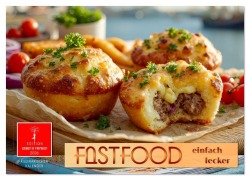 Cover-Bild zum Titel 'Fastfood einfach lecker (Wandkalender 2026 DIN A3 quer), CALVENDO Monatskalender' von 'Roder Roder'