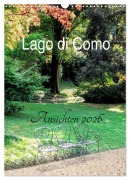Cover-Bild zum Titel 'Lago di Como Ansichten 2026 (Wandkalender 2026 DIN A3 hoch), CALVENDO Monatskalender' von 'Christian Hennings'