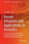 Cover-Bild zum Titel 'Recent Advances and Applications in Acoustics' von ''