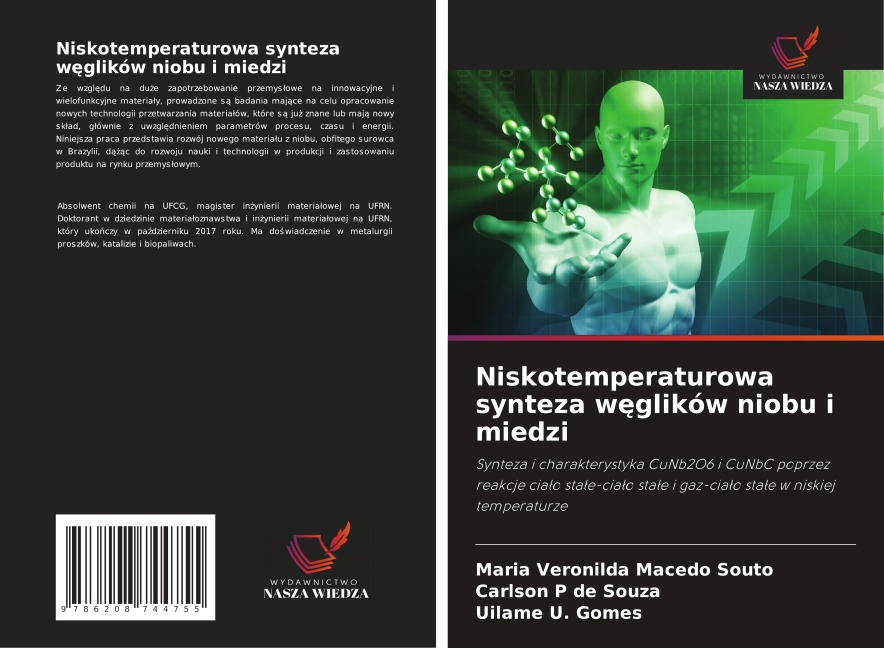 Niskotemperaturowa synteza w¿glików niobu i miedzi - Maria Veronilda Macedo Souto, Carlson p de Souza, Uilame U. Gomes